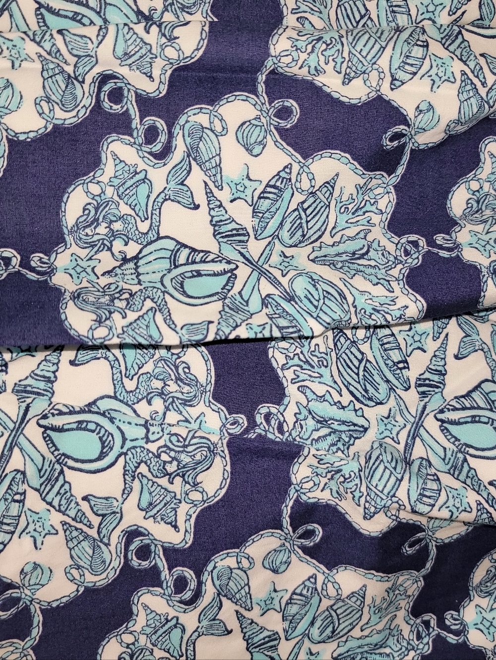 Lilly Pulitzer Sea Shell Print Pull On Skirt With Pockets - Picture 5 of 9